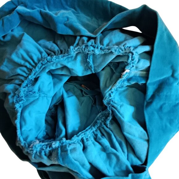 1OF1 2T 3T Vintage Velvet Baby Dress White Lace Trim & Button Details 1950's - Picture 9 of 9